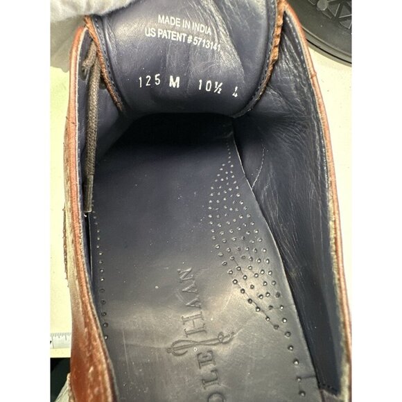 Cole Haan Brown Wingtip Oxfords Sz 10.5 M - Picture 10 of 11